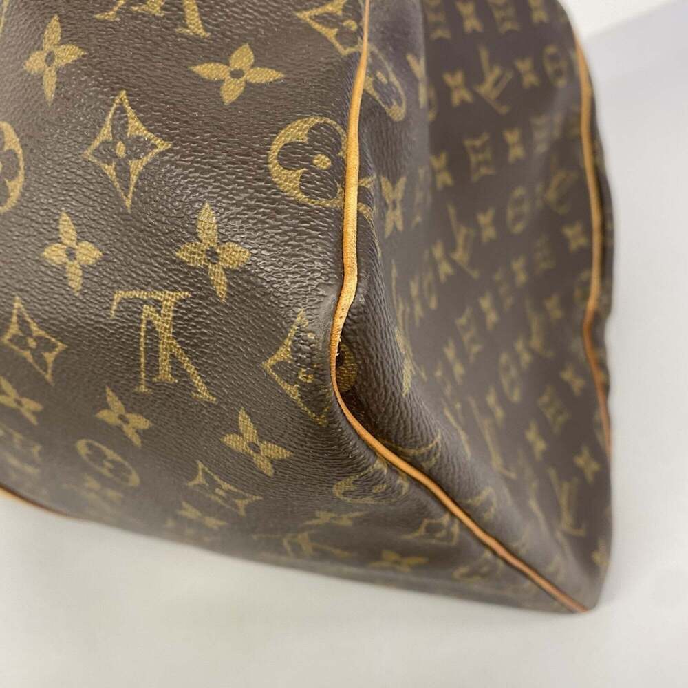 LOUIS VUITTON Authentic Brown Monogram Keepall 55 Boston Bag - Picture 6 of 11